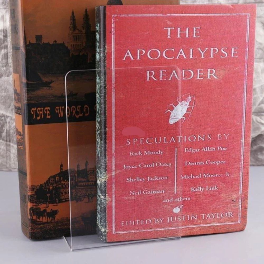 Serre-Livre En Plastique Invisible Élégant