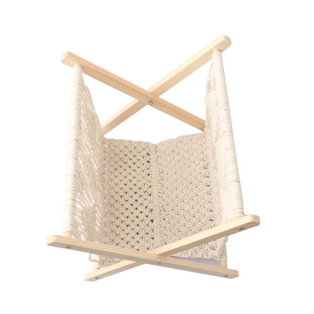 Porte Revue Élégant en Tissu Premium