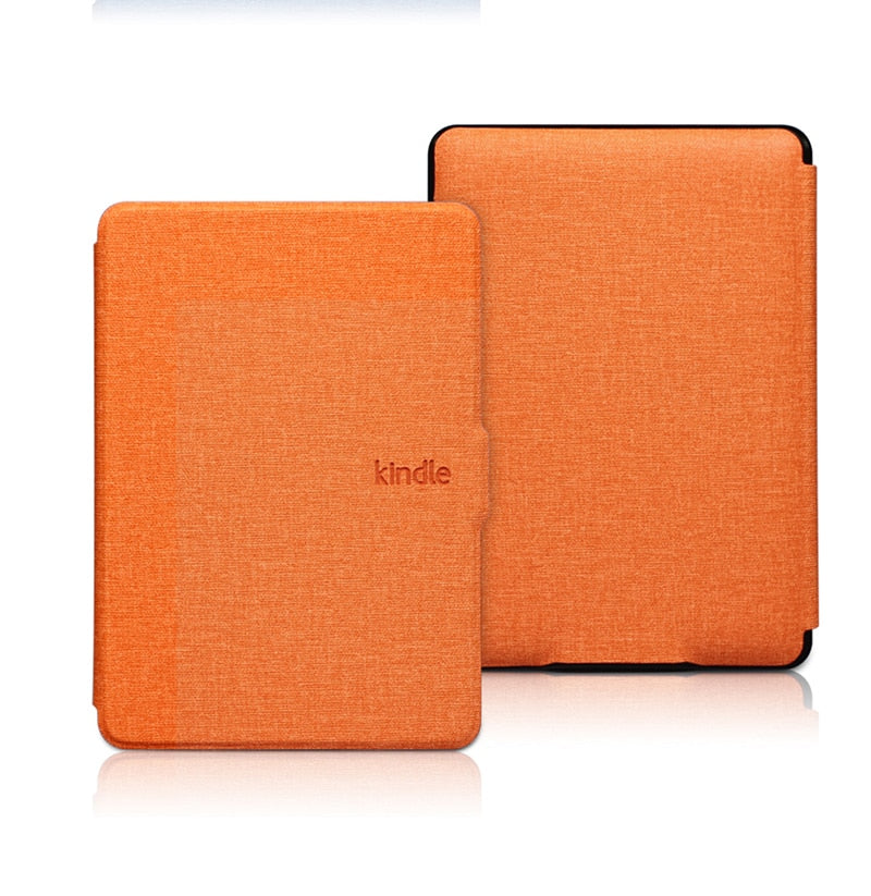 Coque Kindle Orange Élégance