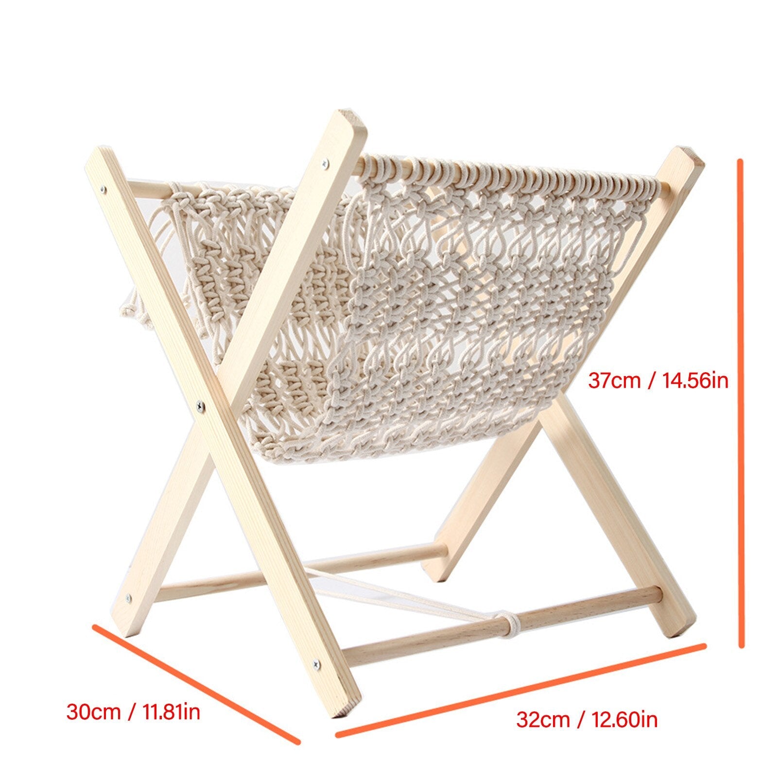 Porte-Magazine en Tissu Élégant