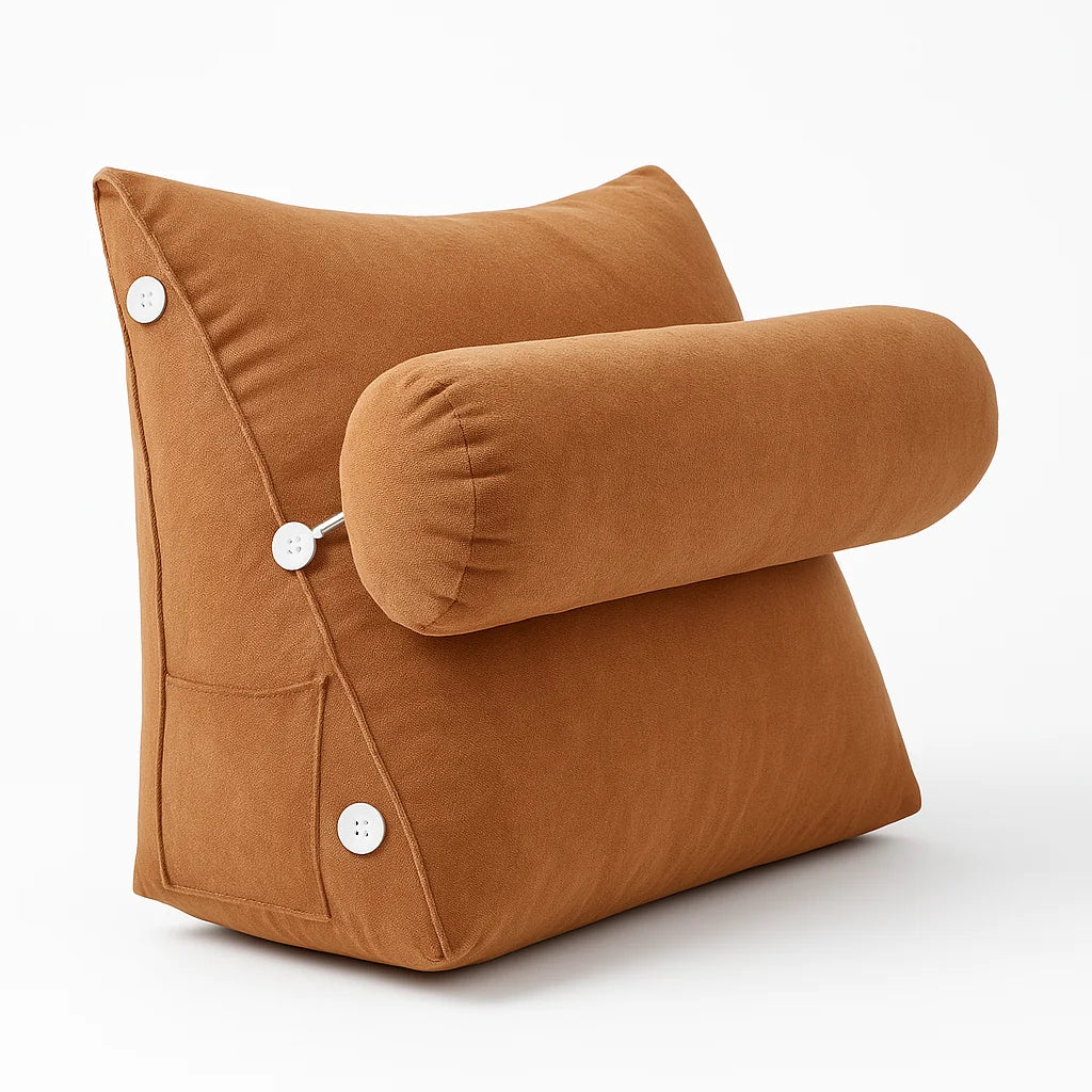 Coussin Triangulaire Orange Signature