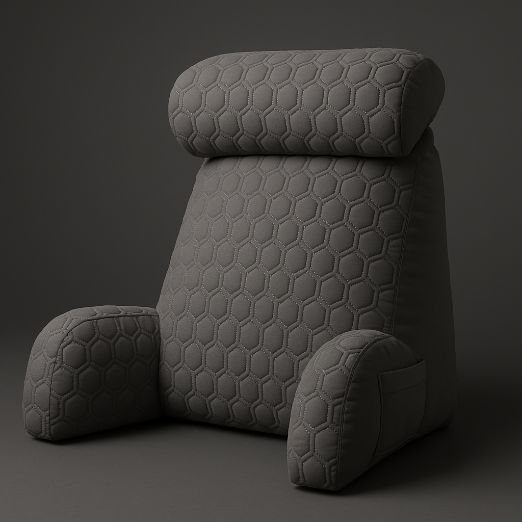 Coussin De Lecture Confort Gris Signature