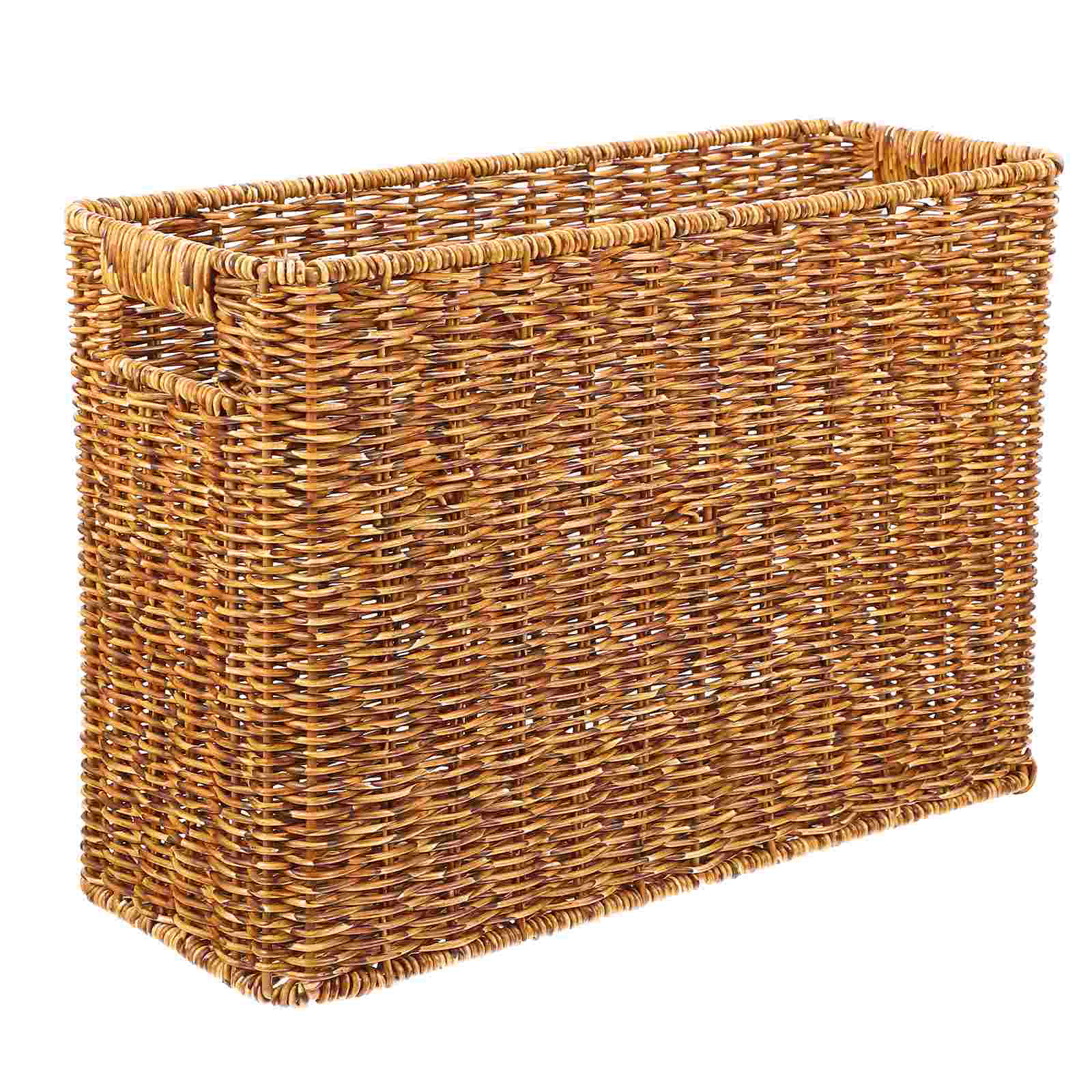 Élégant Porte-Revues en Rotin Naturel