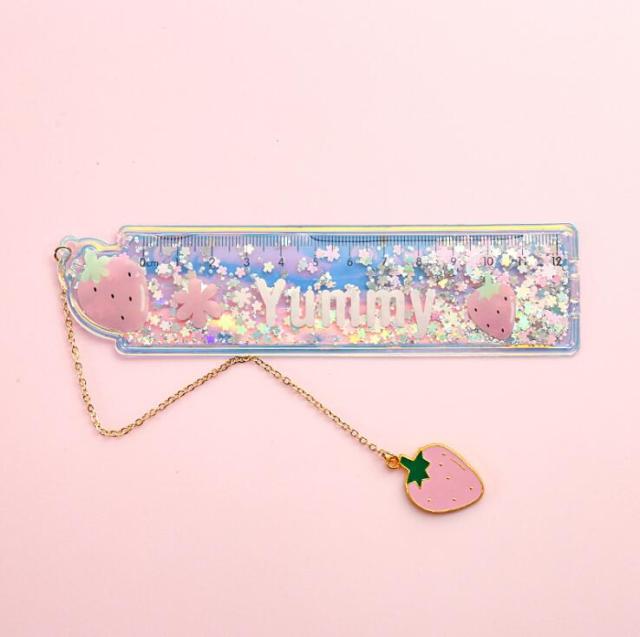 Marque-Page Charmant Kawaii Fraise