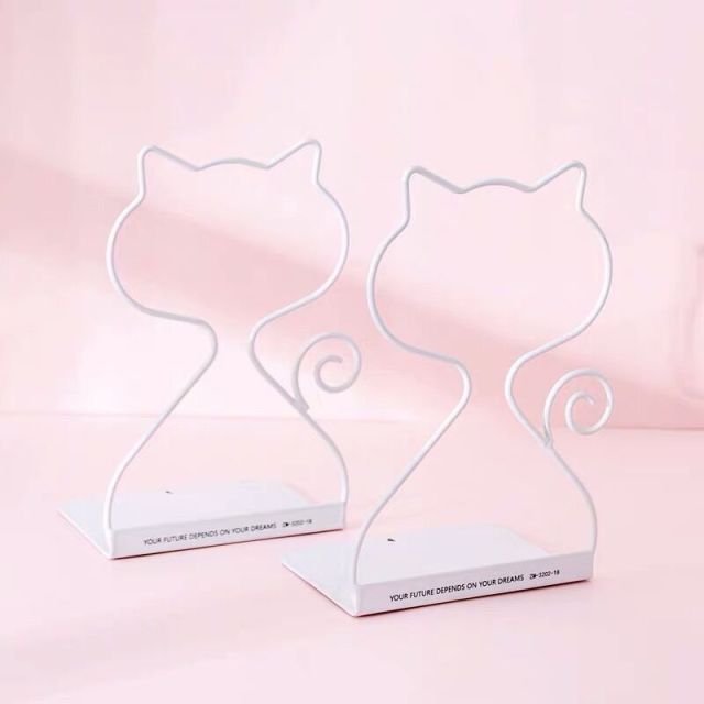 Serre-Livres Chat Élégance