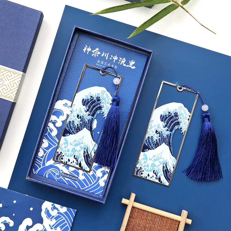 Marque-Page Vague D'Inspiration Japonaise