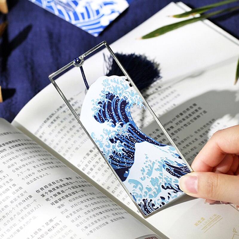 Marque-Page Vague D'Inspiration Japonaise
