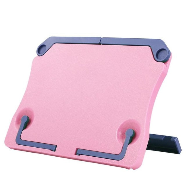 Support Élégant Pour Livres En Plastique Rose
