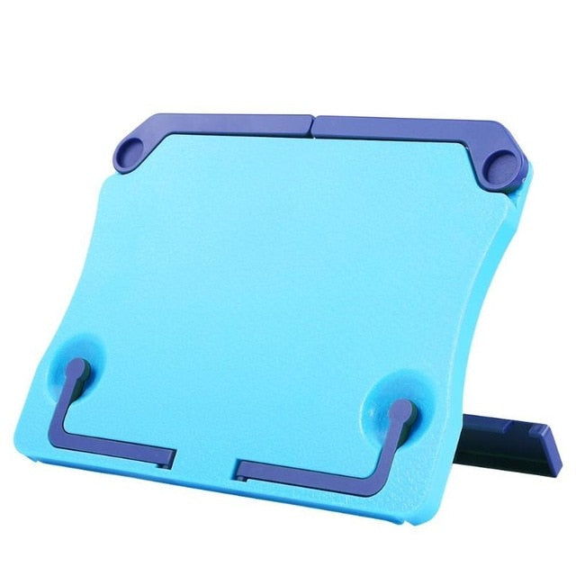Support De Livre en Plastique Bleu Style Premium