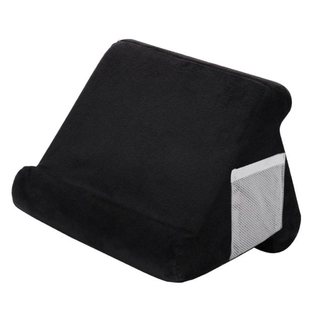 Coussin Porte-Livre Confort Élégant Noir