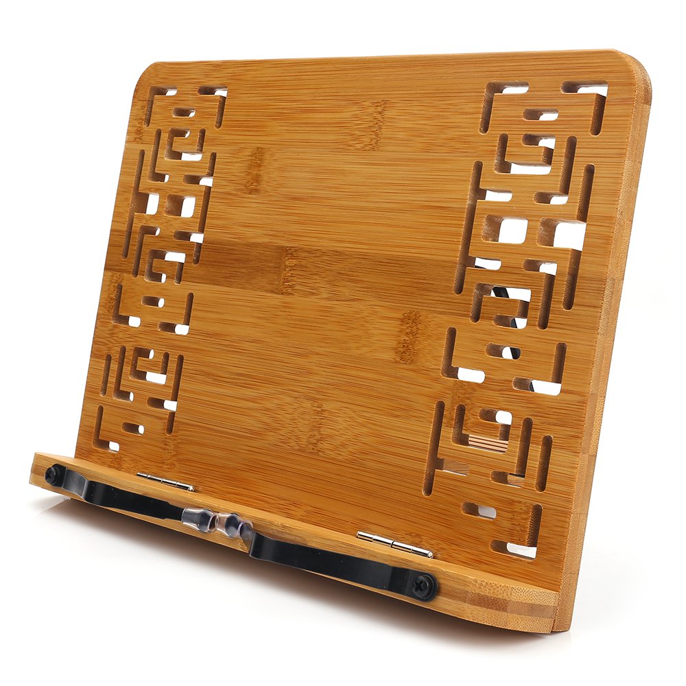 Support Design Pour Livre En Bois Geométrique