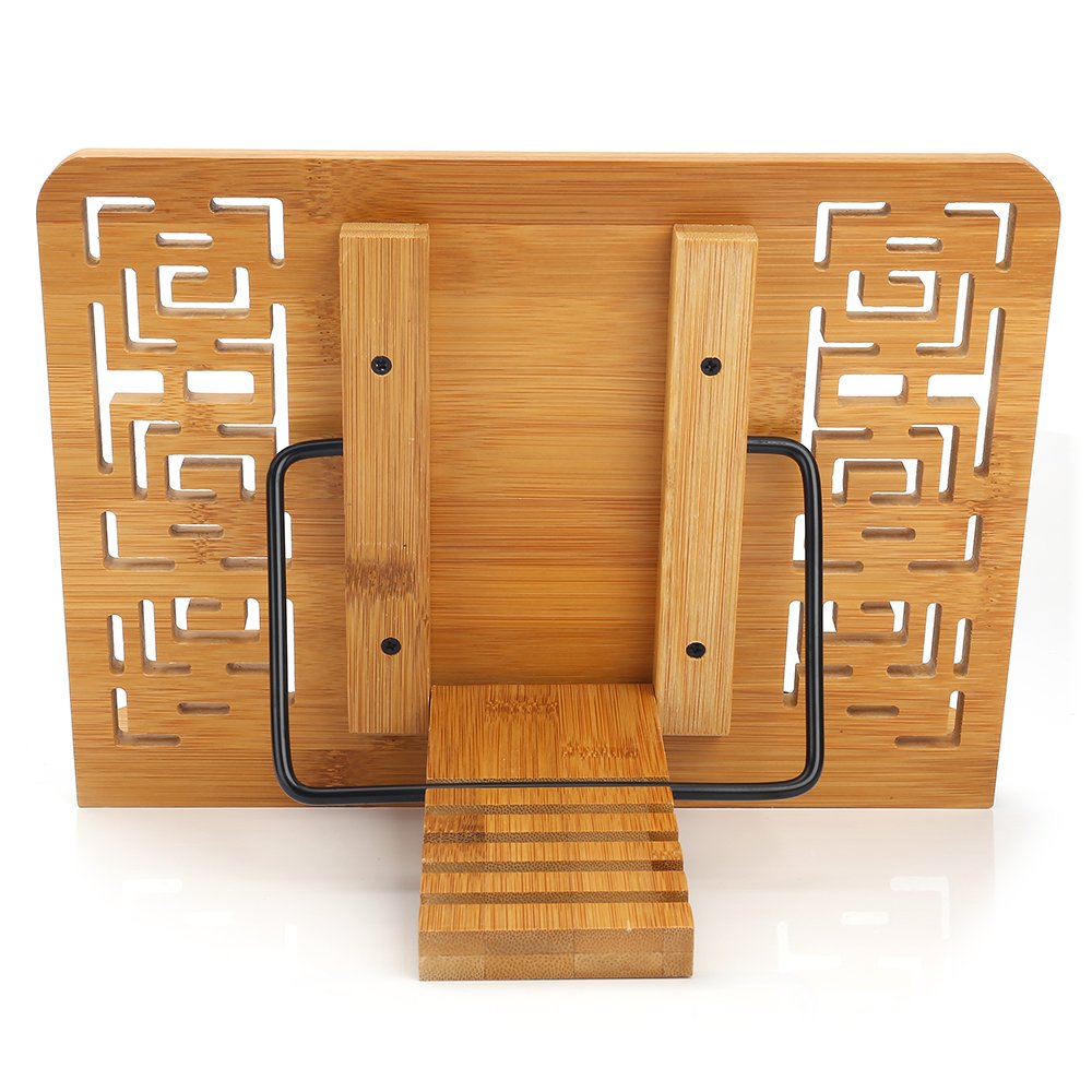 Support Design Pour Livre En Bois Geométrique