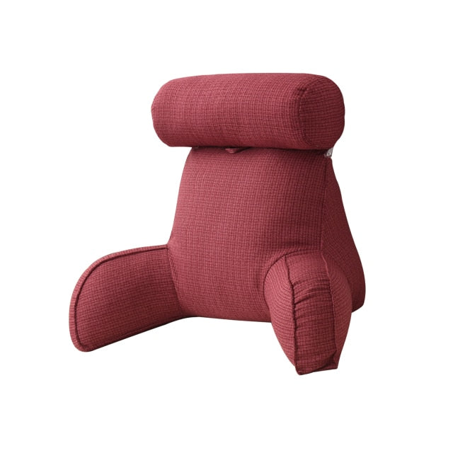 Coussin De Lecture Écarlate Élégant