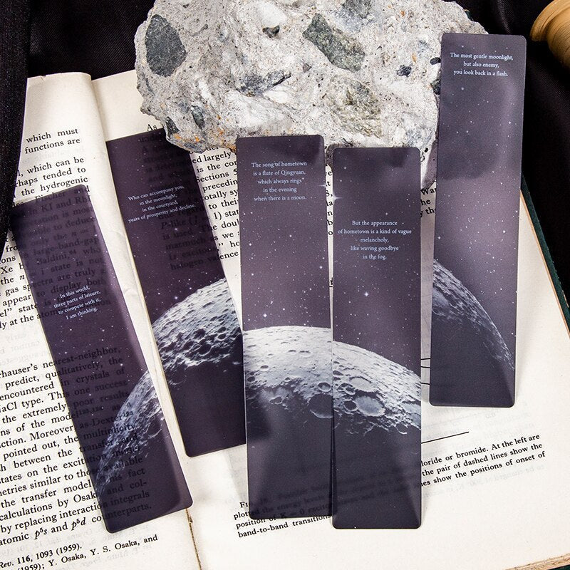 5 Marque-Pages Lunaire Élégants