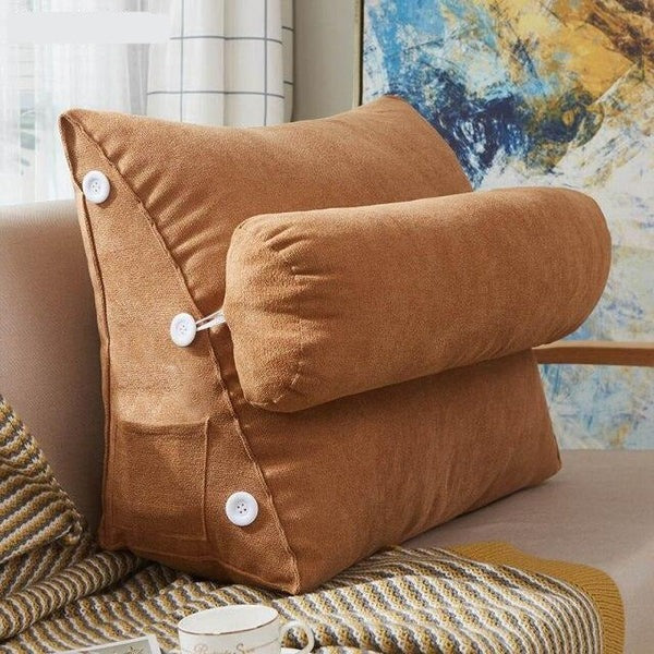 Coussin Triangulaire Orange Signature