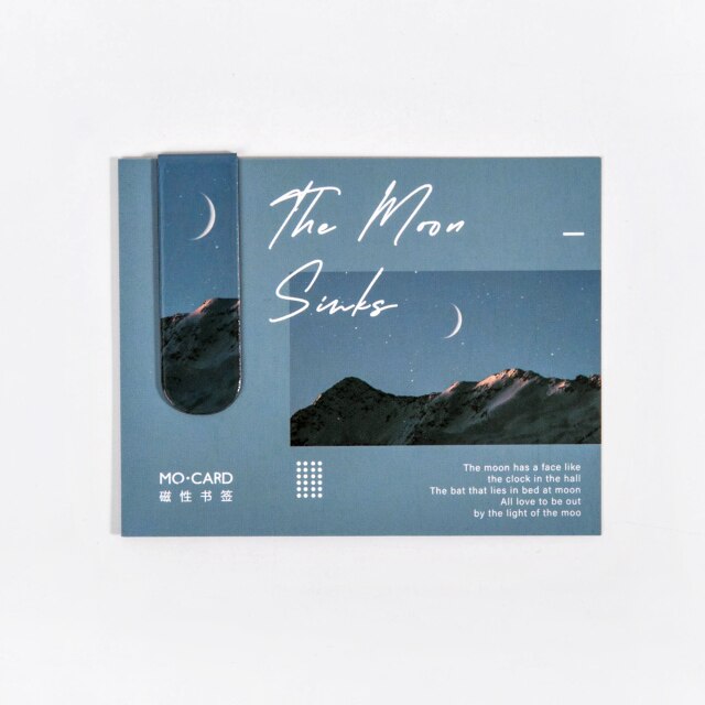 Marque-Page Magnétique Inspiré Par La Montagne