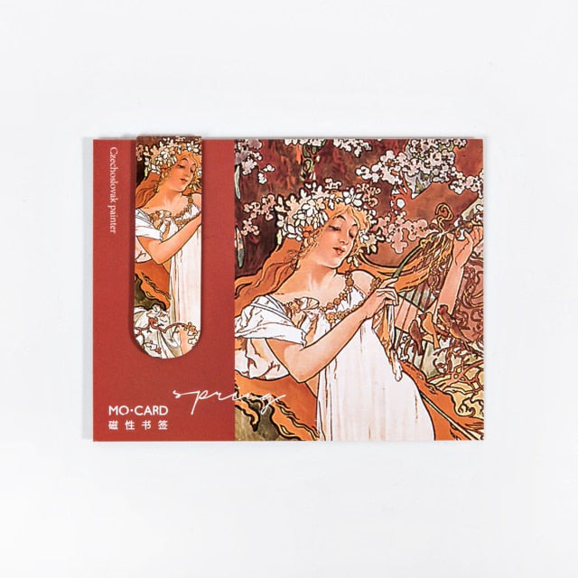 Marque-Page Magnétique Éclat de Printemps