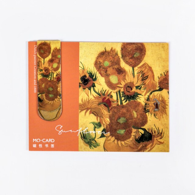 Marque-Page Magnétique Style Van Gogh