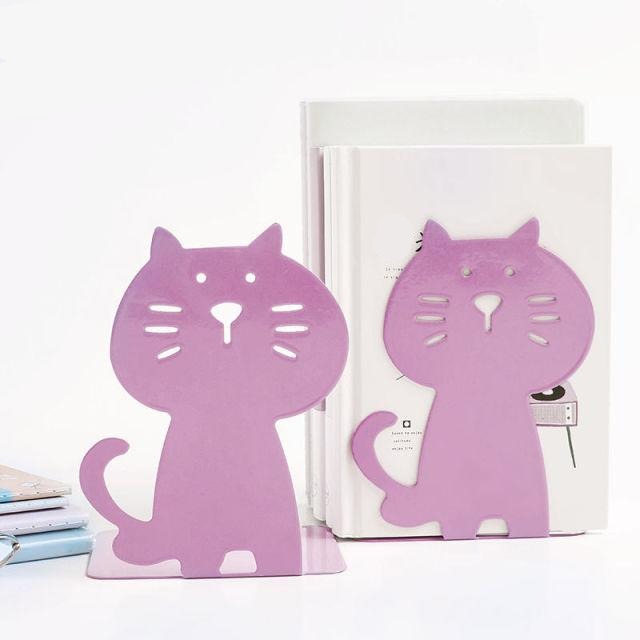 Serre-Livre Chat Mignon Élégance