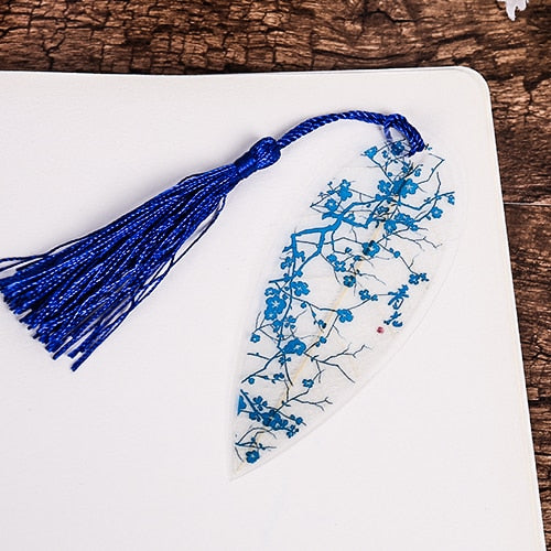 Marque-Page Élégance Sakura Bleu