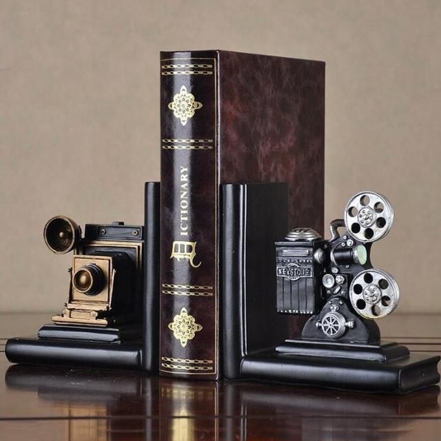 Serre-Livre Style Caméra Vintage