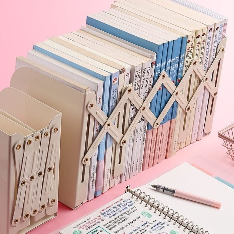 Serre-Livre Réglable Édition Élégance Beige