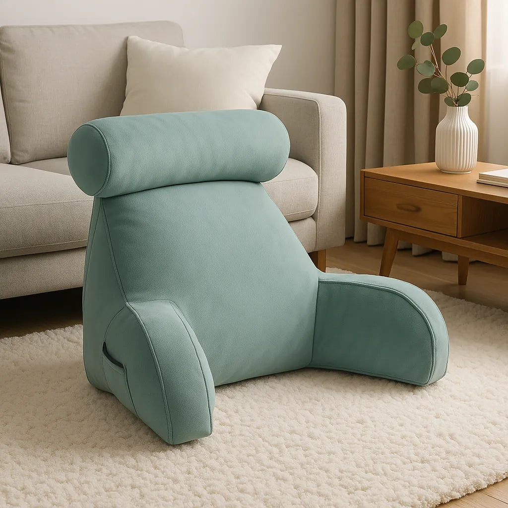 Coussin Bleu Clair pour Lecture d'Expert