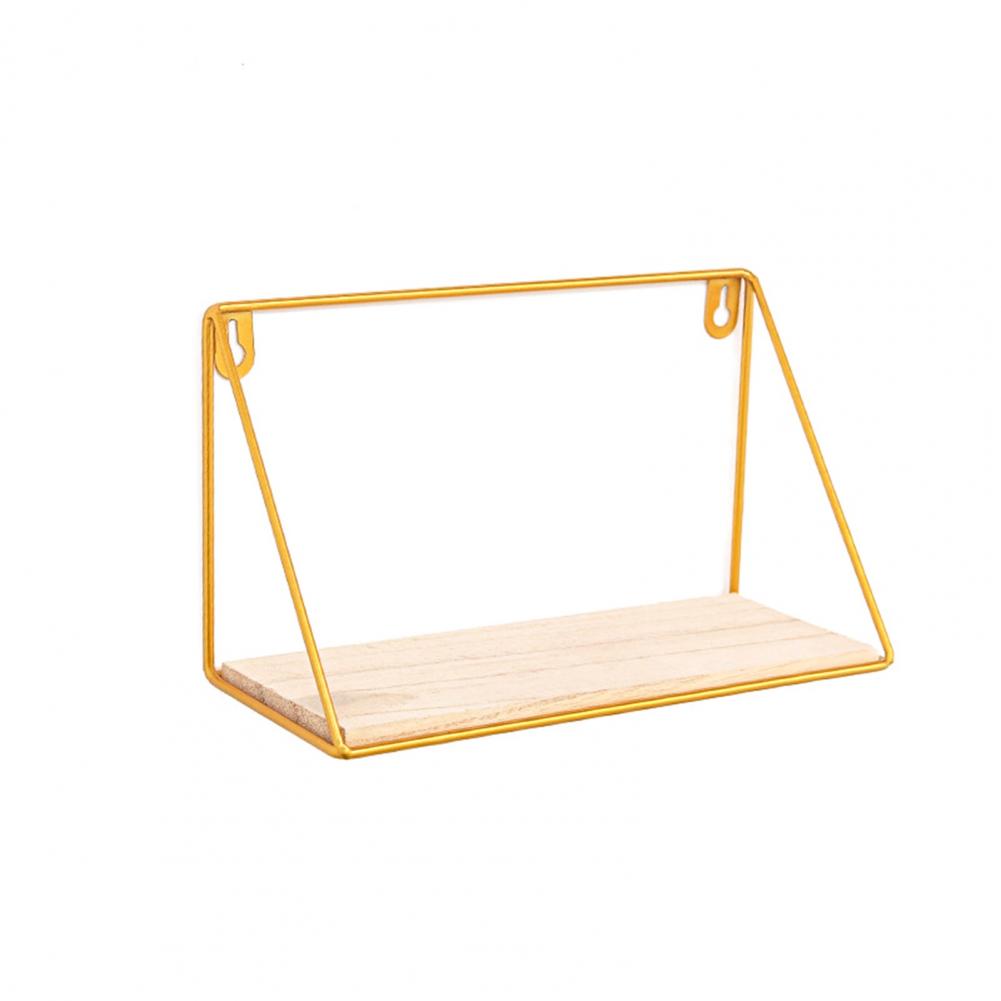 Élégante Petite Étagère Murale Dorée Luxe