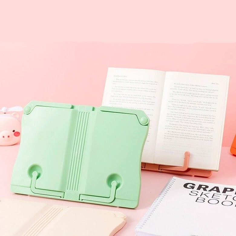 Élégant Repose-Livre en Plastique Beige